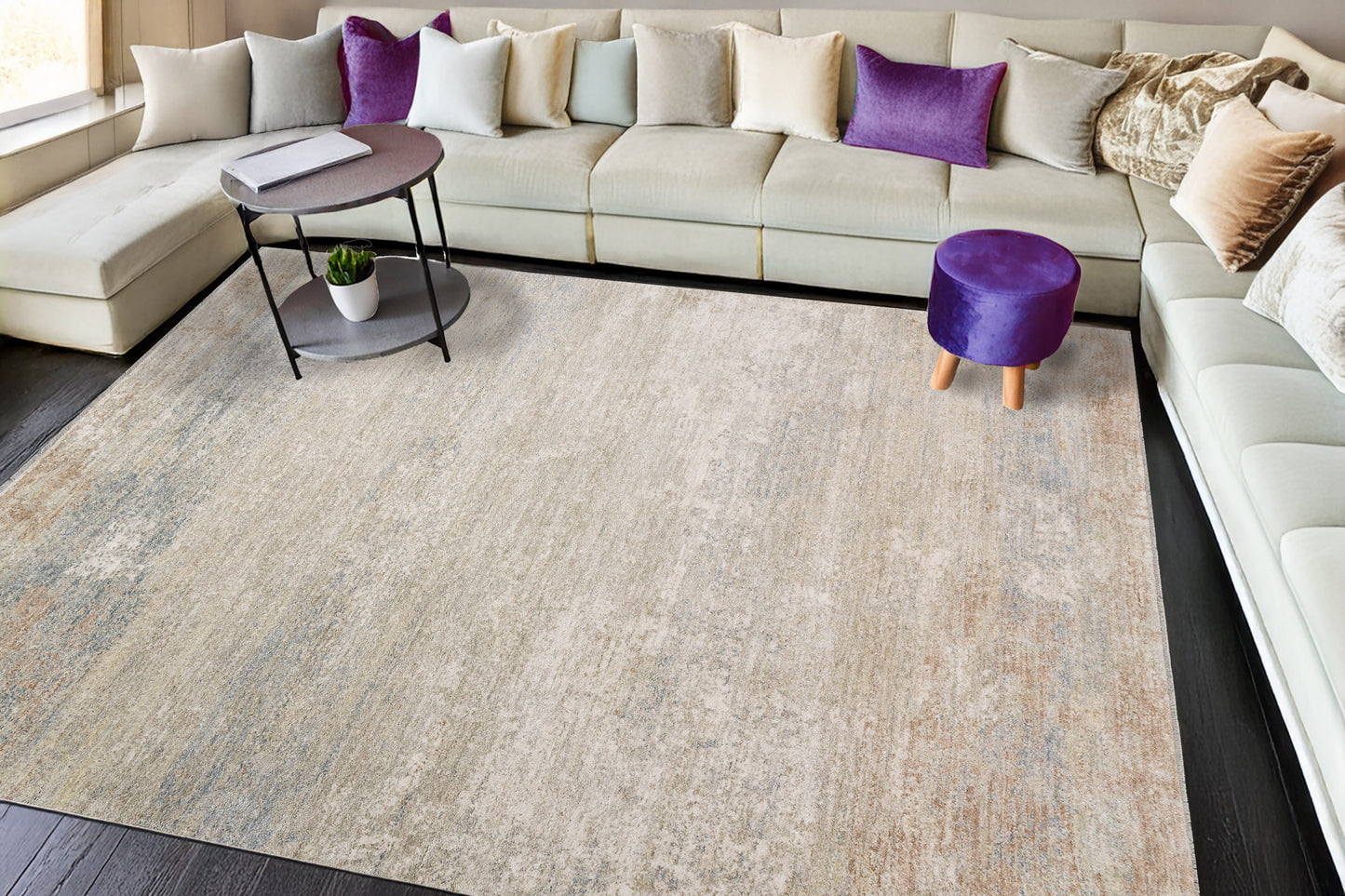 Milano 12503-998 Light Grey/Grey/Beige Area Rug