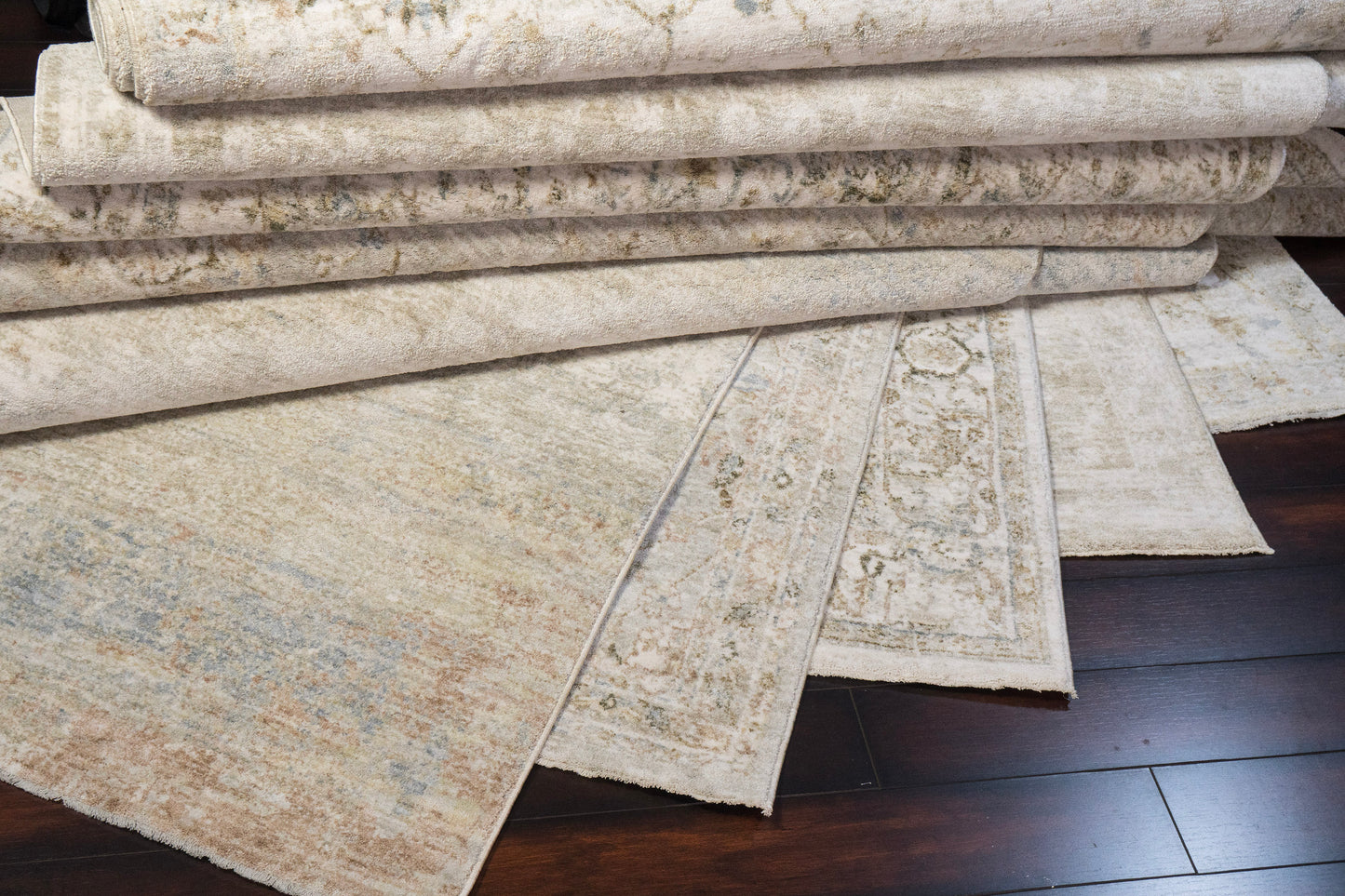 Milano 12500-989 Grey/Beige/Dark Grey Area Rug