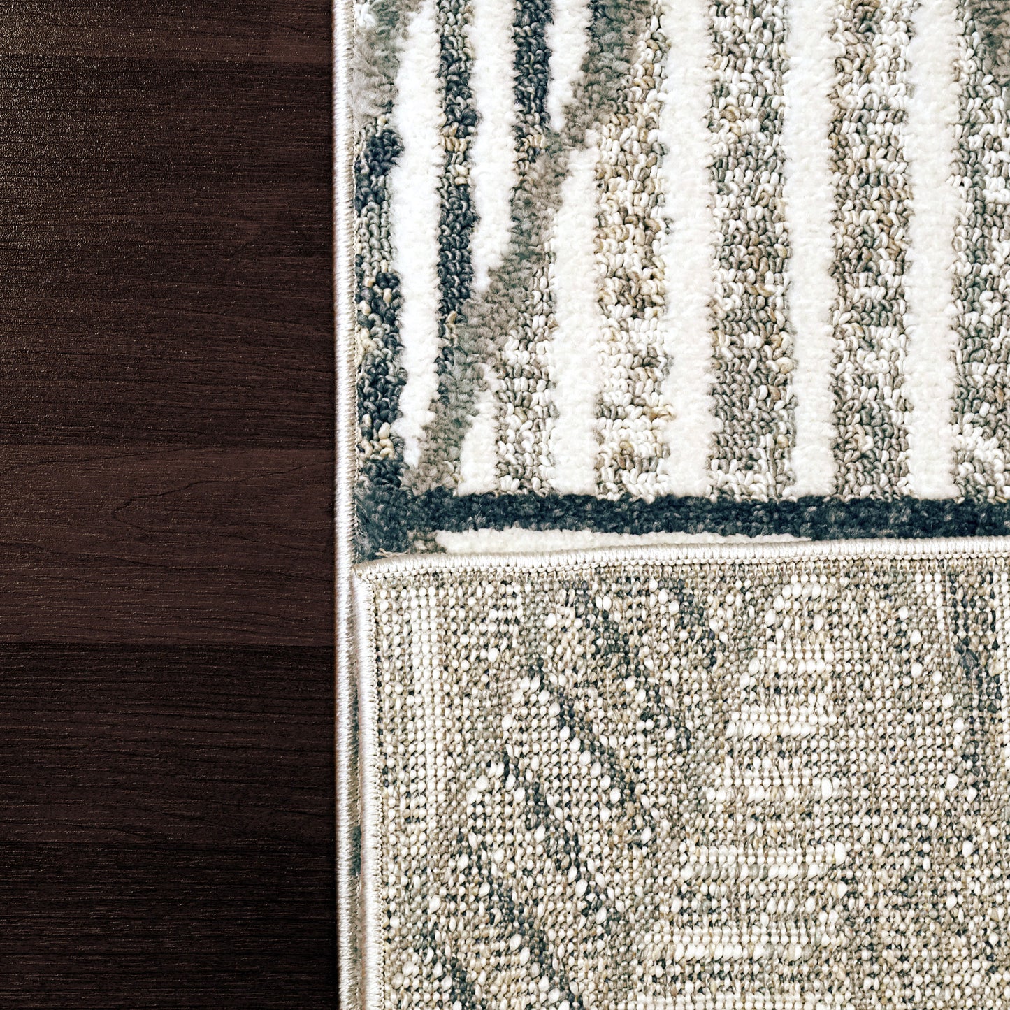 Myth 7292-159 Cream/Blue/Light Grey Area Rug