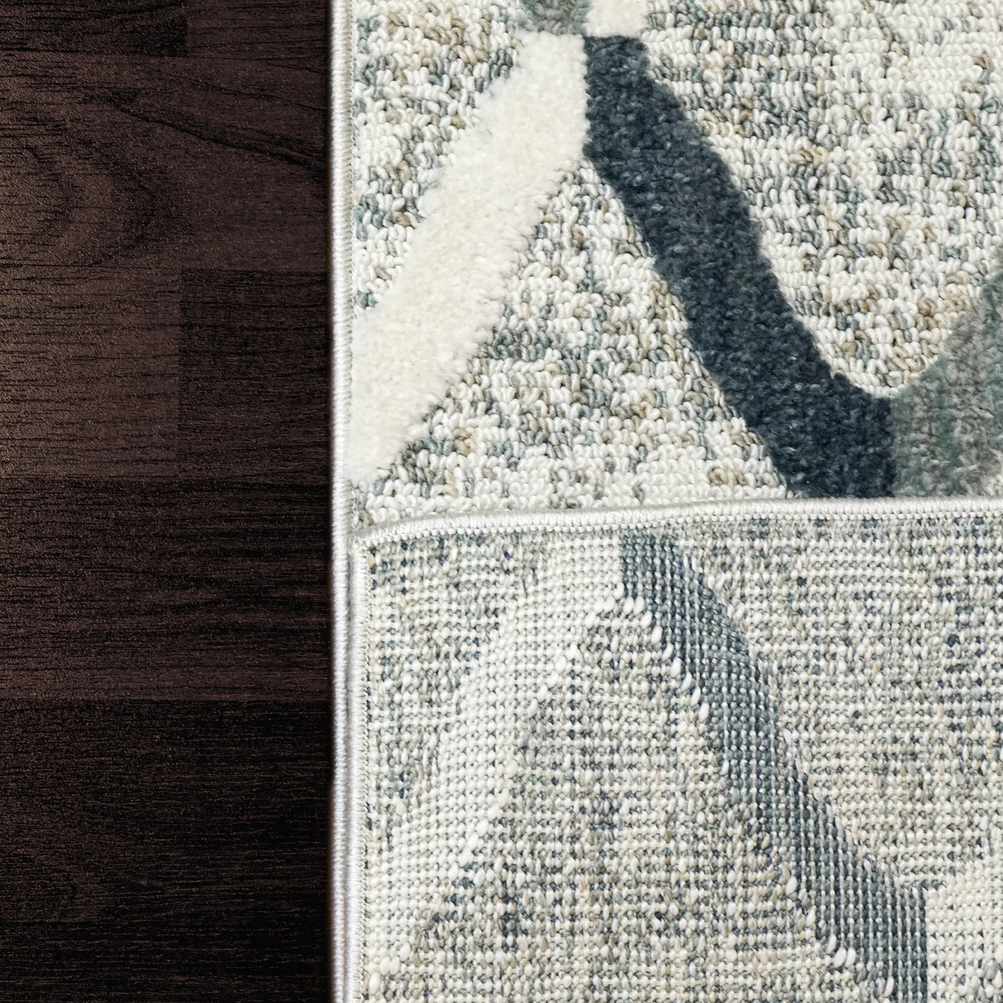 Myth 7294-159 Cream/Blue/Light Grey Area Rug