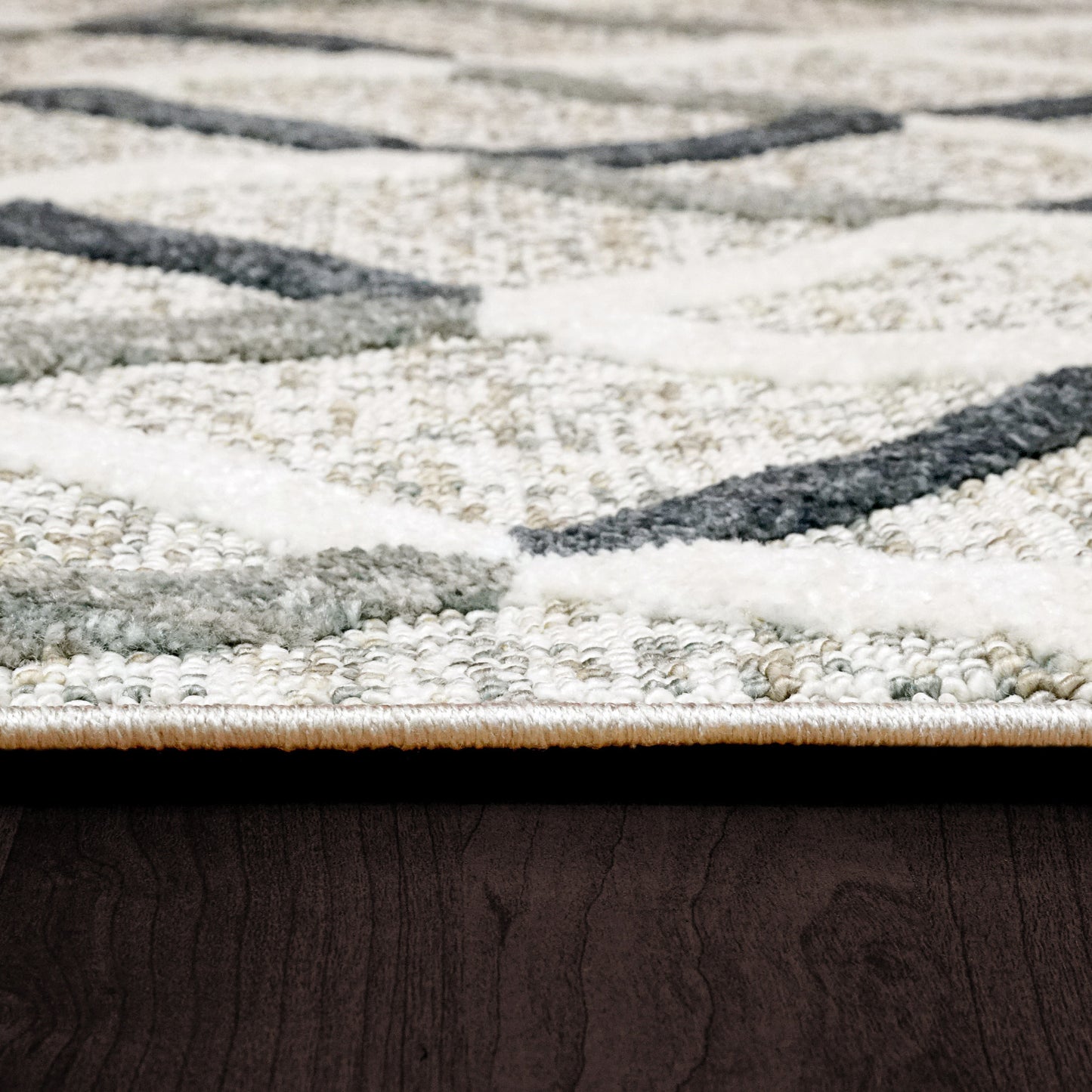 Myth 7294-159 Cream/Blue/Light Grey Area Rug