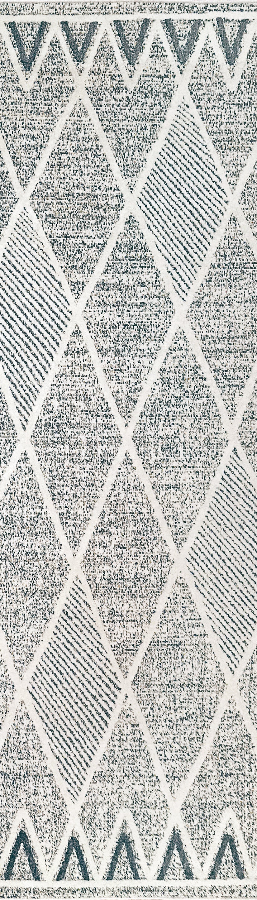 Myth 7297-159 Cream/Blue/Light Grey Area Rug