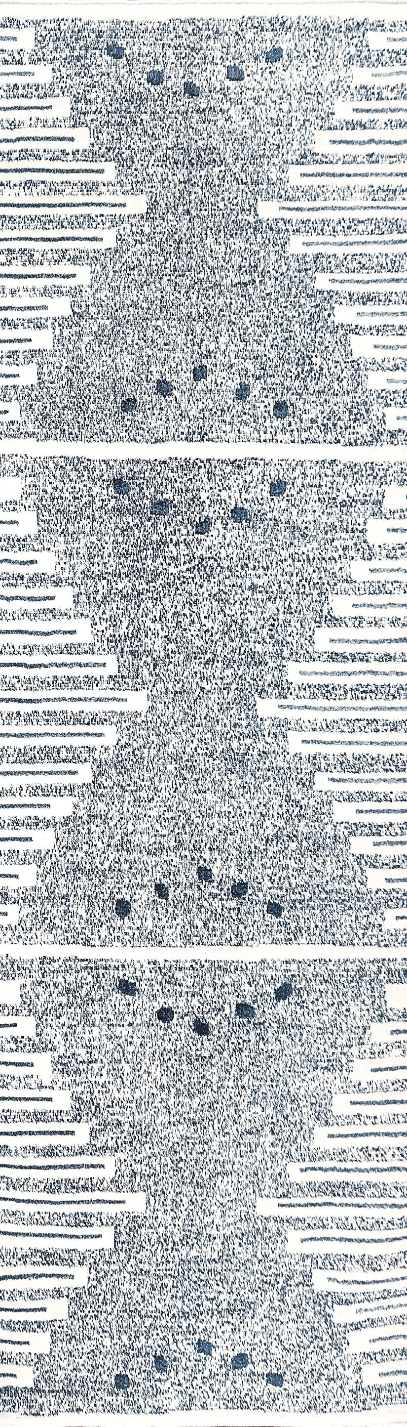 Myth 7300-510 Blue/Cream Area Rug