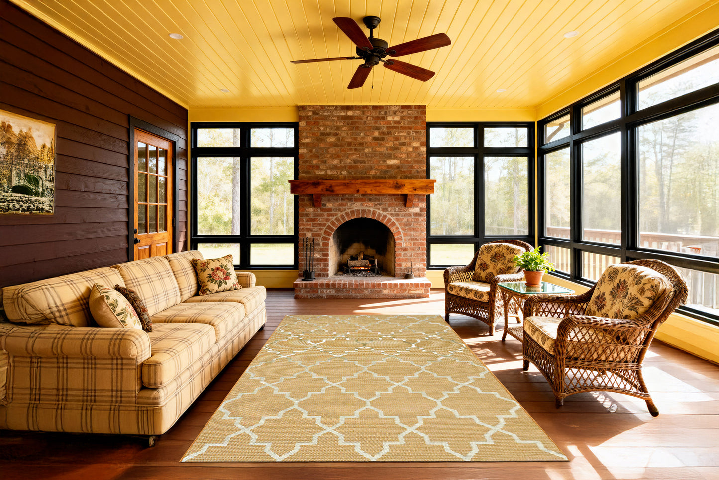 Newport 96003-8008 Orange Area Rug