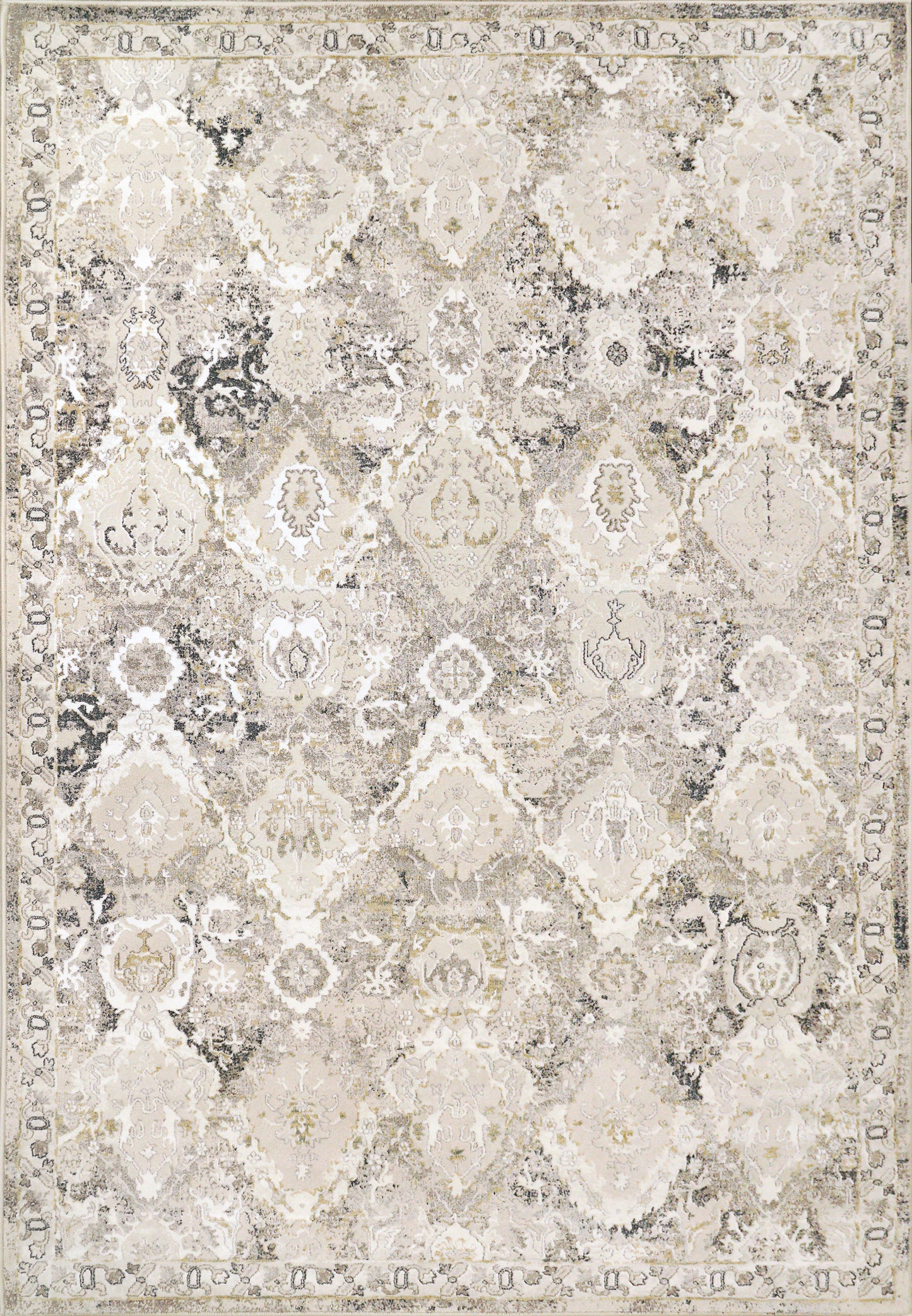 Nova 7086-819 Beige/Ivory/Grey Area Rug