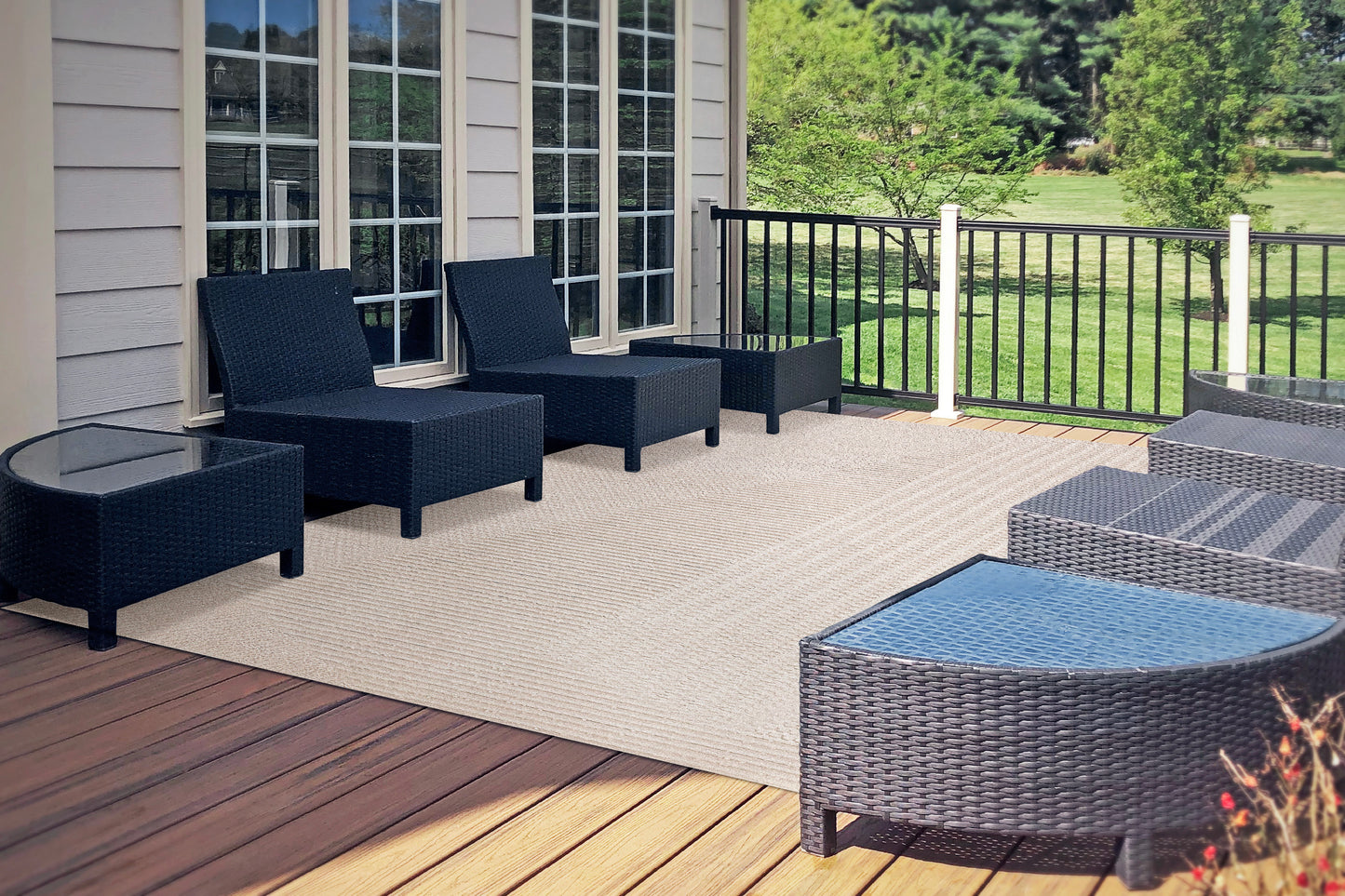 Oasis 4279-180 Beige Area Rug