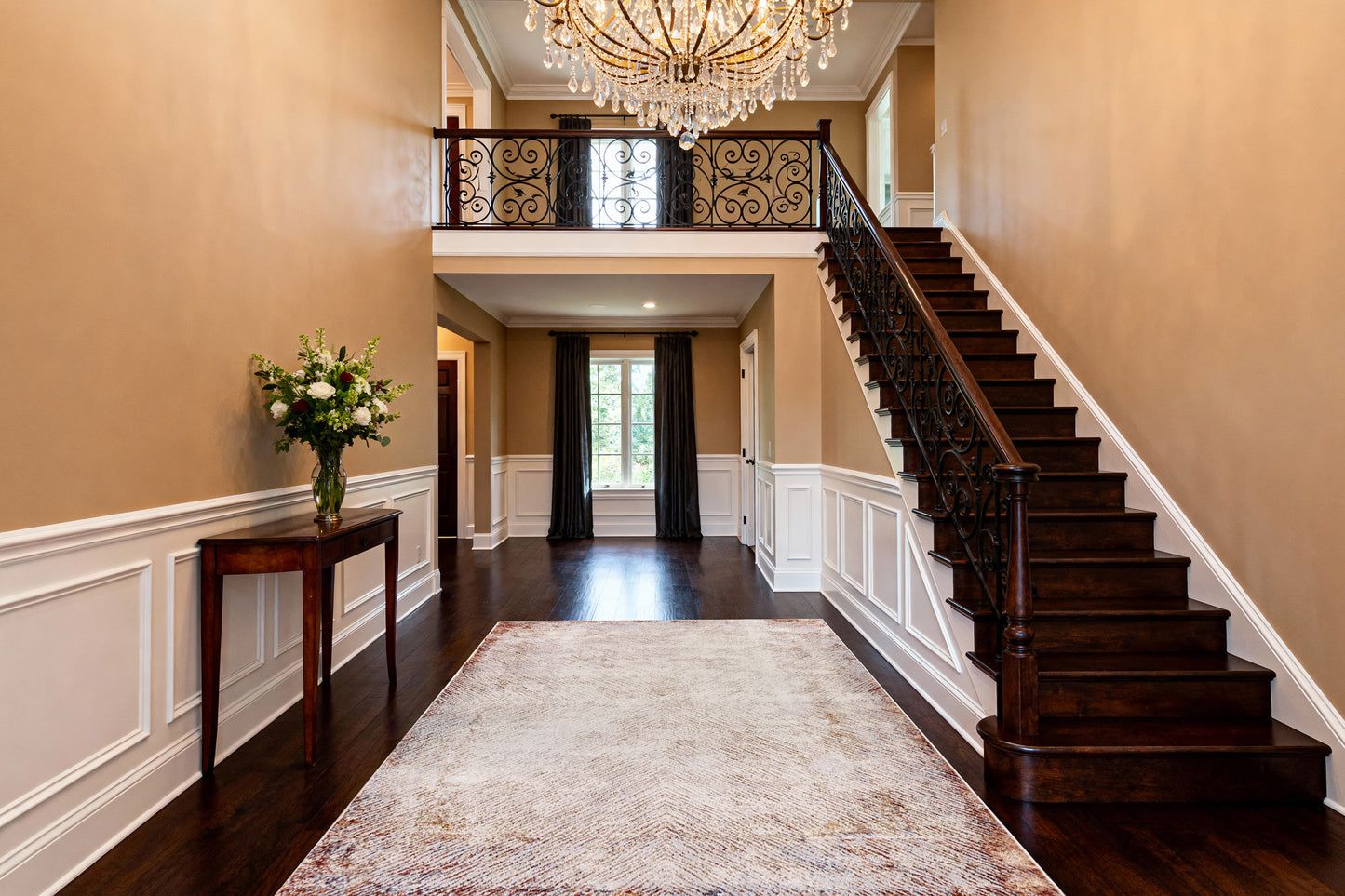 Obsession 9532-130 Cream/Red Area Rug