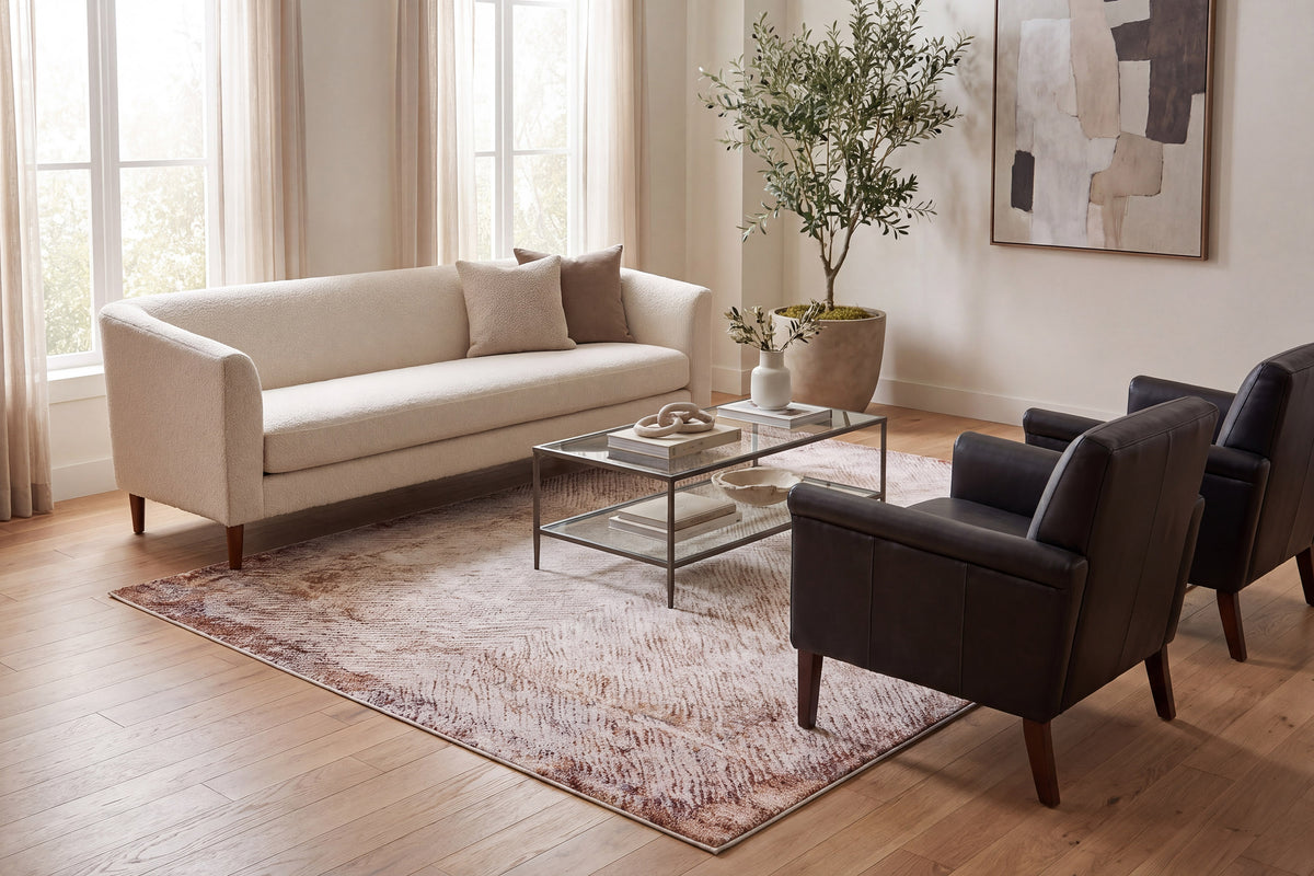 Obsession 9532-130 Cream/Red Area Rug