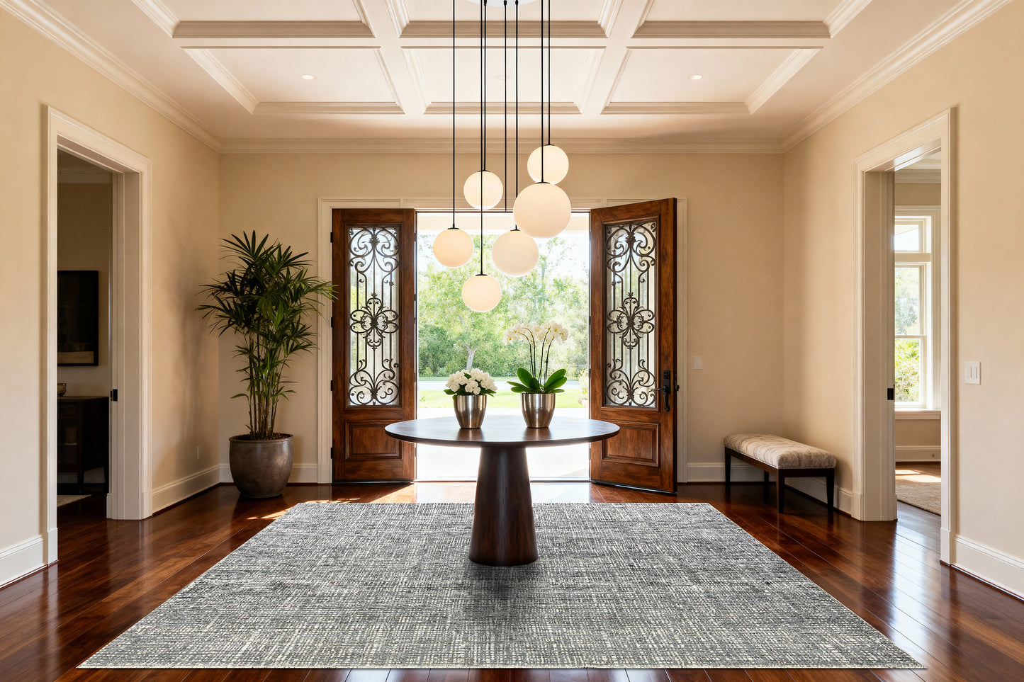 Olivia 12730-900 Grey Area Rug