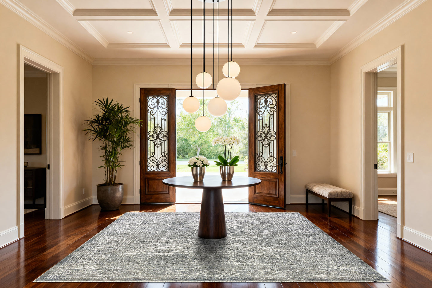 Olivia 12731-919 Grey/Light Grey Area Rug