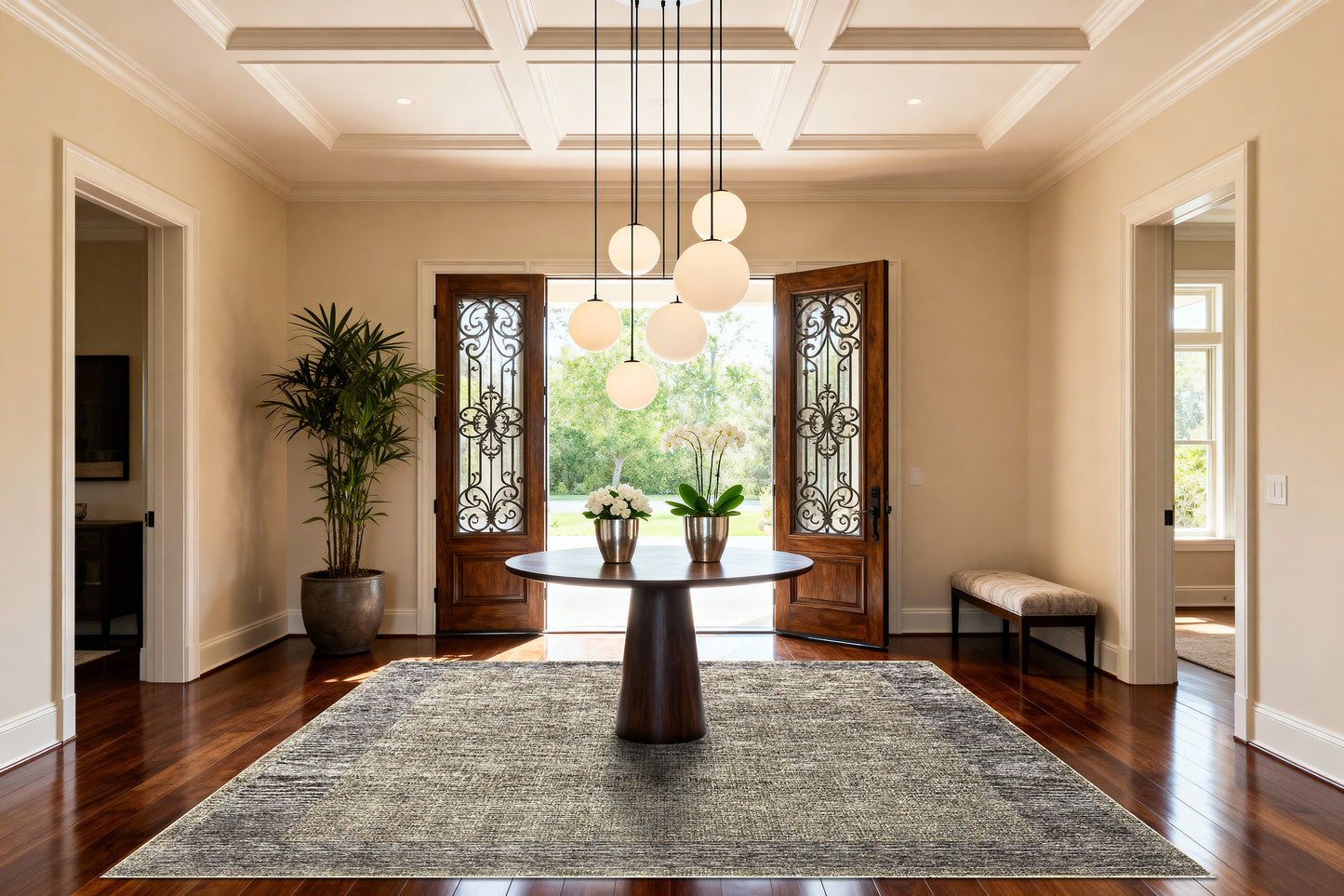 Olivia 12733-880 Beige/Brown Area Rug