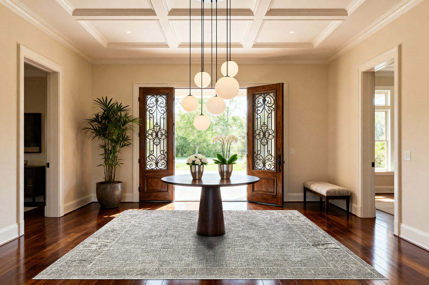 Olivia 12733-980 Grey/Beige Area Rug