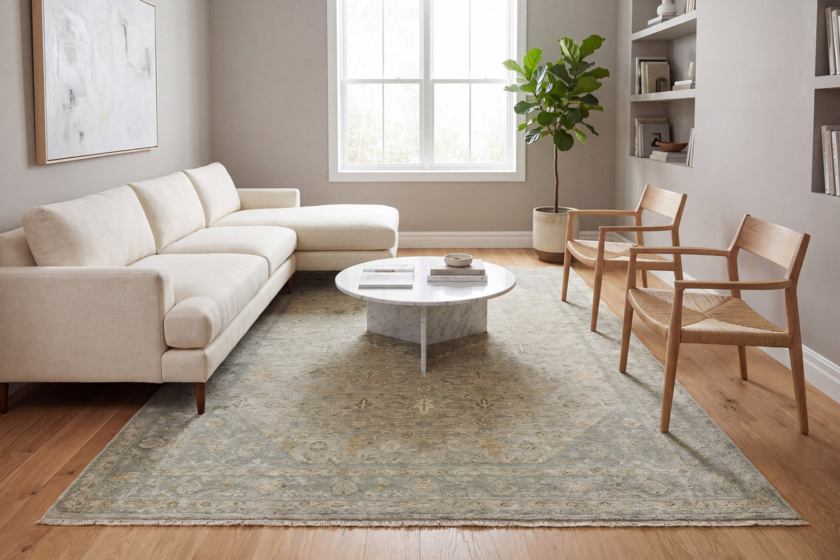 Pacific 15942-910 Grey/Ivory Area Rug