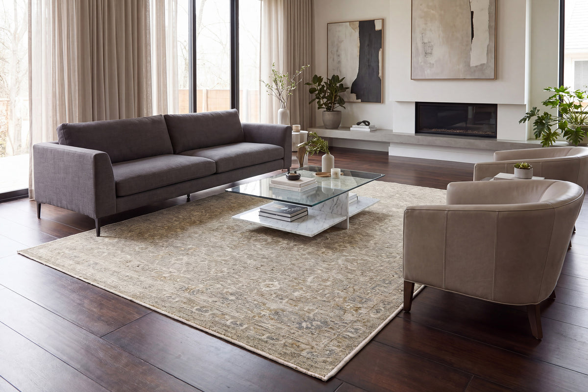 Pacific 15943-981 Grey/Beige/Ivory Area Rug