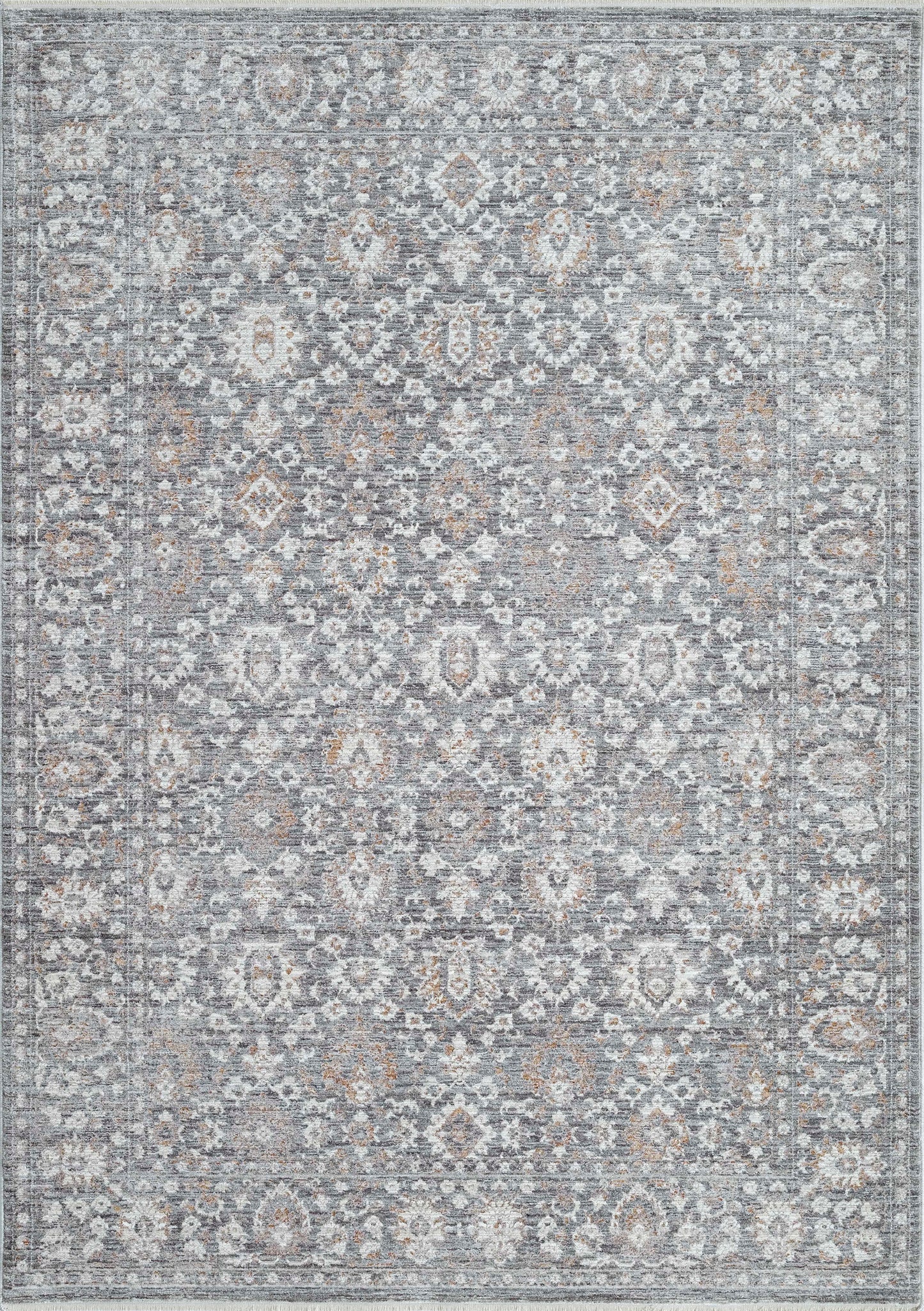 Patara 10566-991 Dark Grey/Silver Area Rug