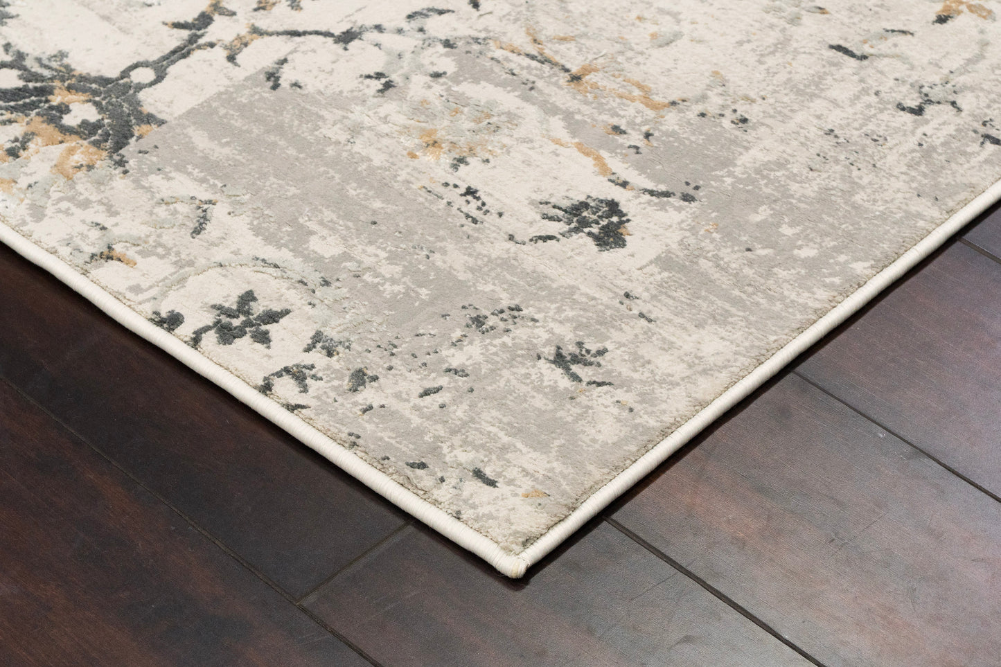 Quartz 25010-190 Light Grey Area Rug