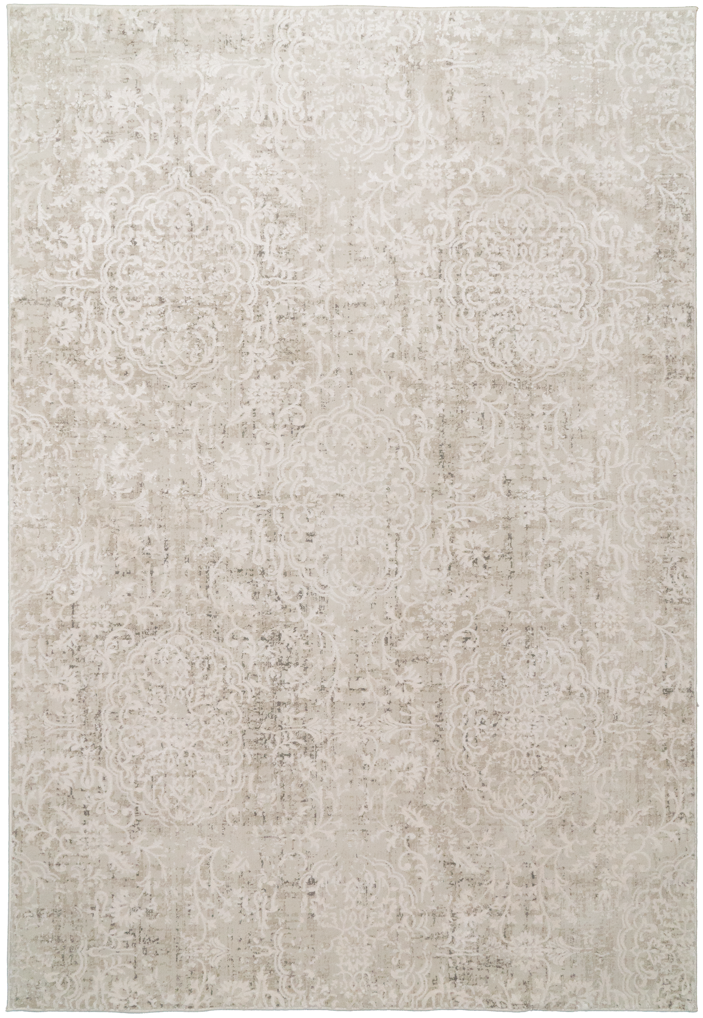 Quartz 27030-110 Ivory/Beige Area Rug