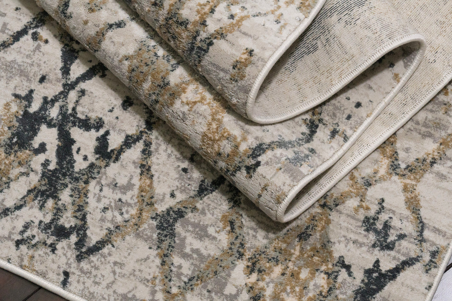 Quartz 27039-115 Light Beige/Grey Area Rug