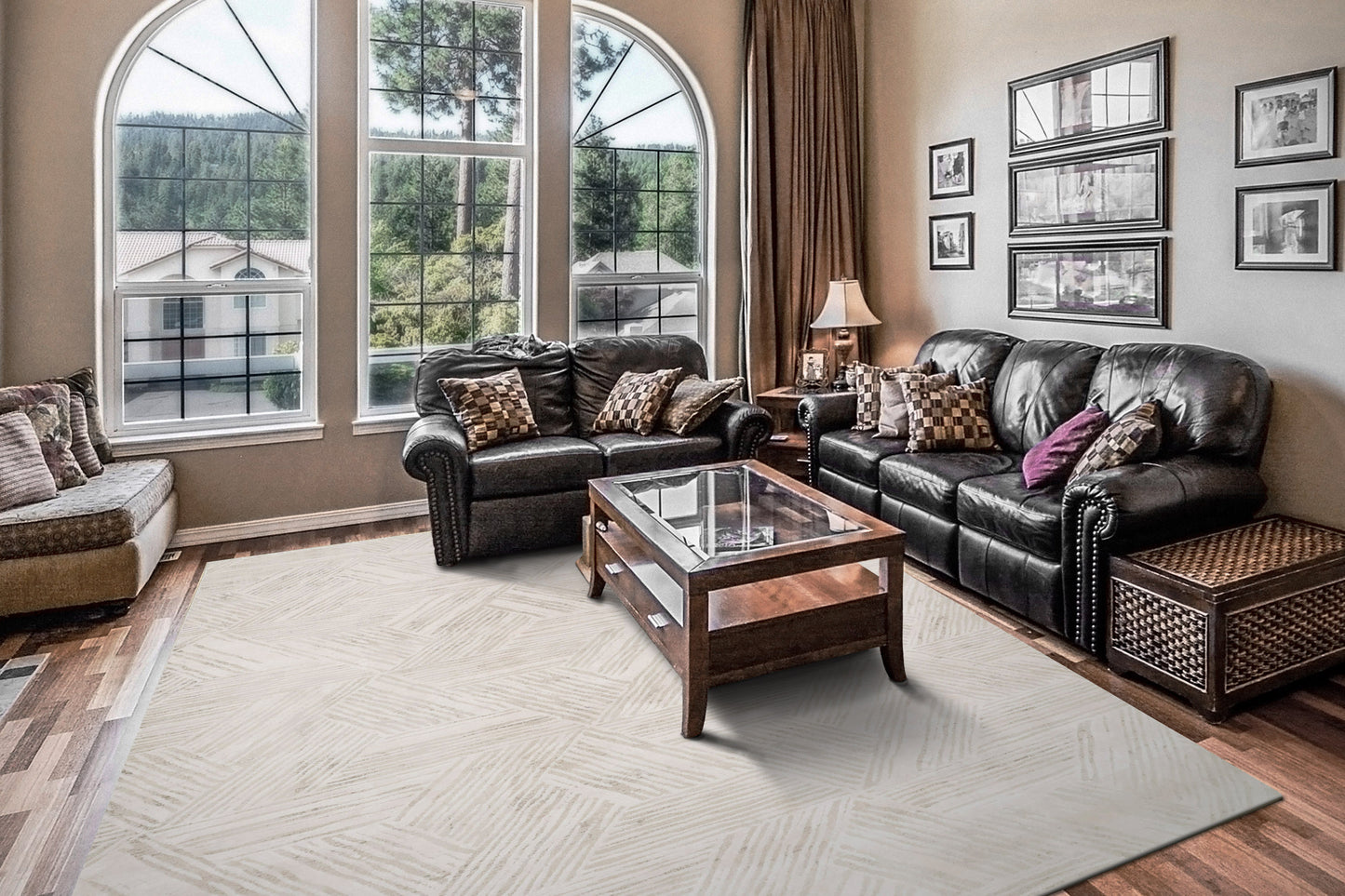 Quartz 27041-100 Ivory Area Rug