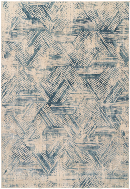 Quartz 27041-150 Beige/Blue Area Rug