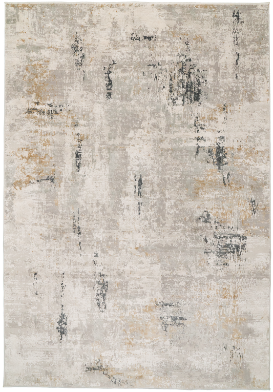 Quartz 27048-190 Ivory/Grey Area Rug