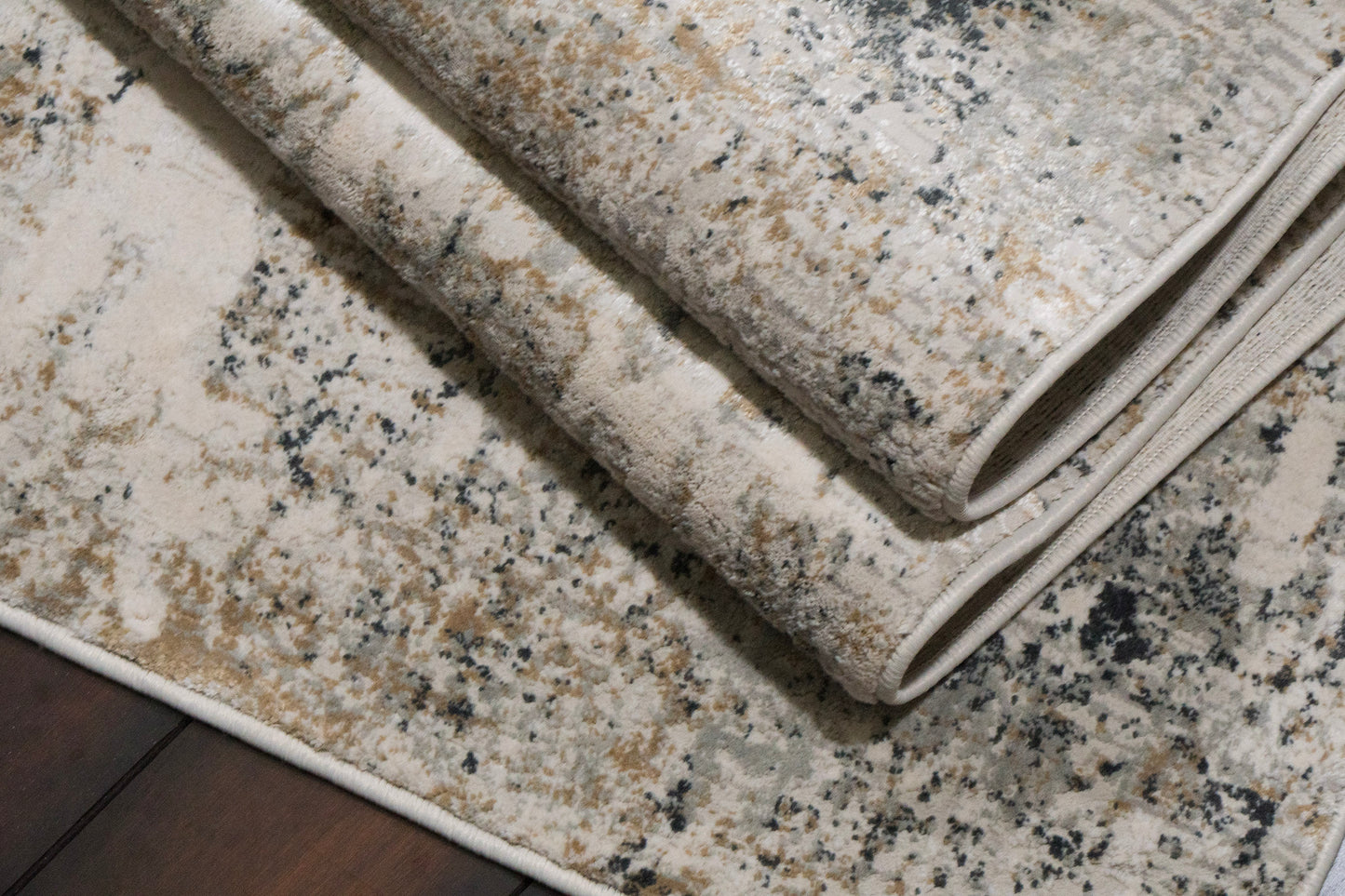 Quartz 27050-190 Ivory/Grey Area Rug