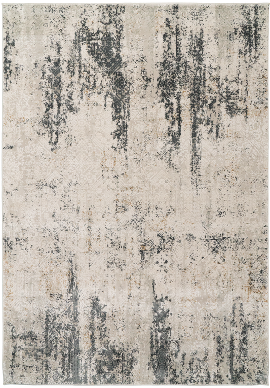 Quartz 27053-190 Ivory/Grey Area Rug