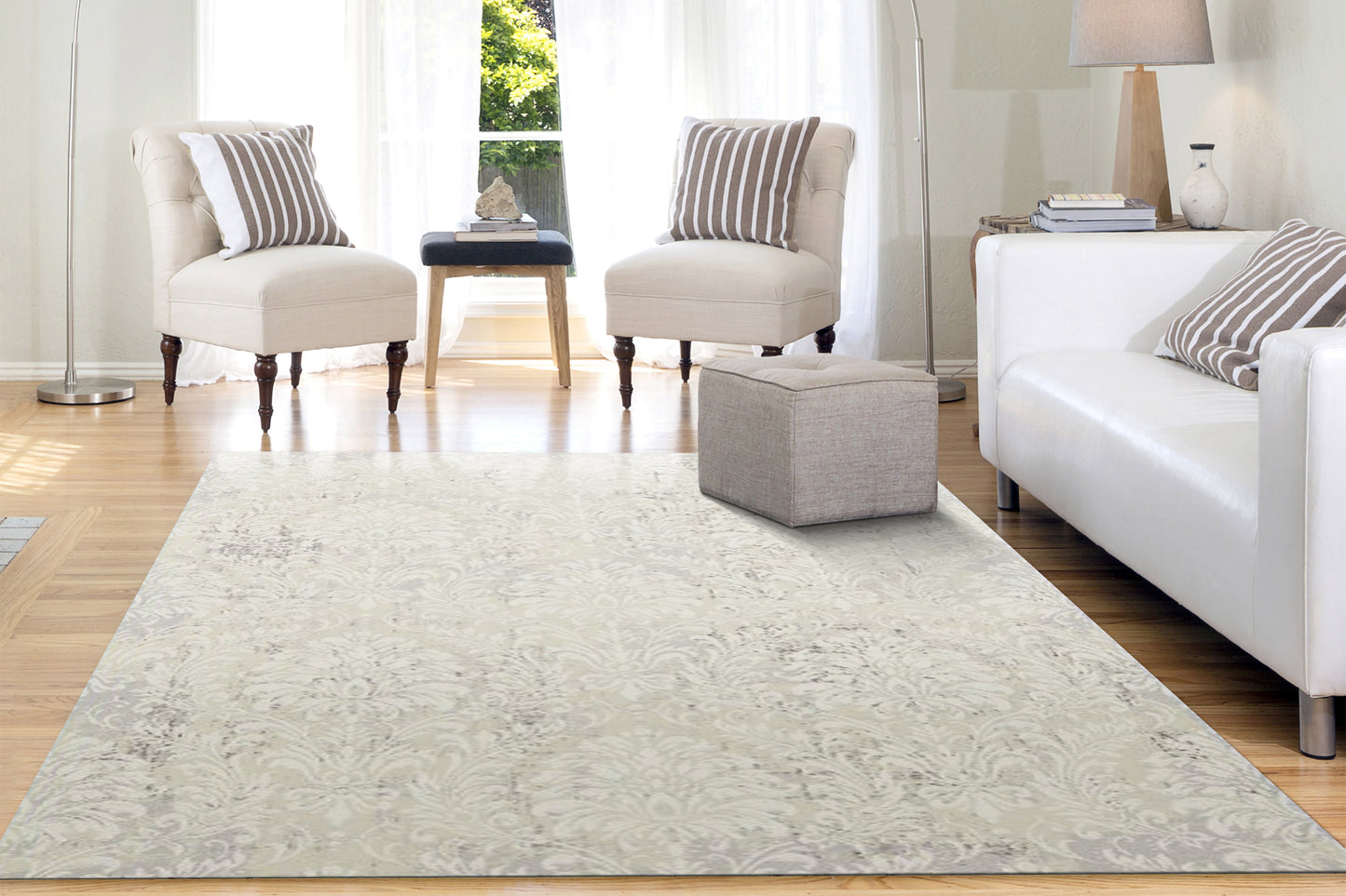 Quartz 27134-890 Beige/Grey Area Rug