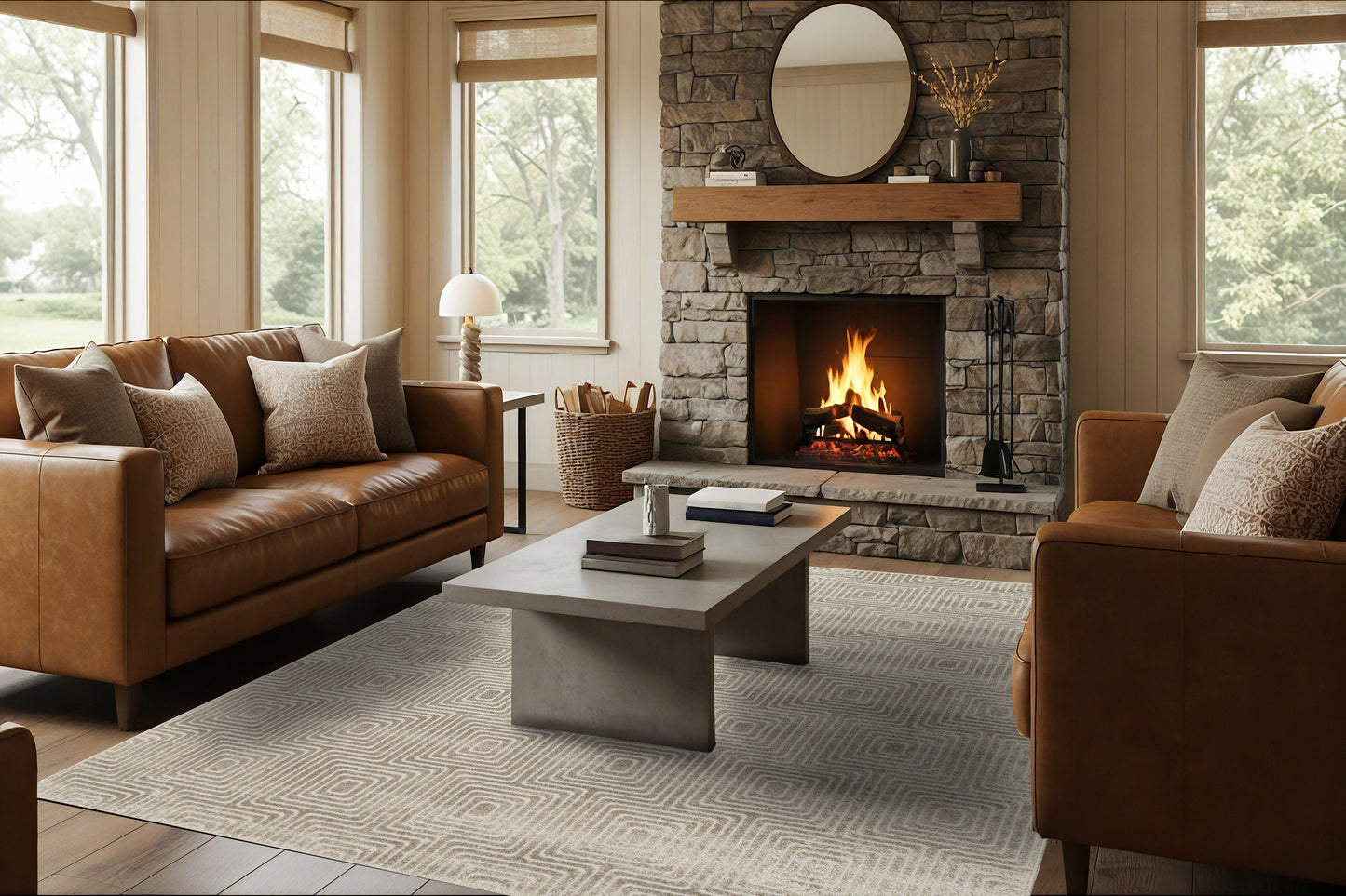 Quin 41009-7121 Grey Area Rug