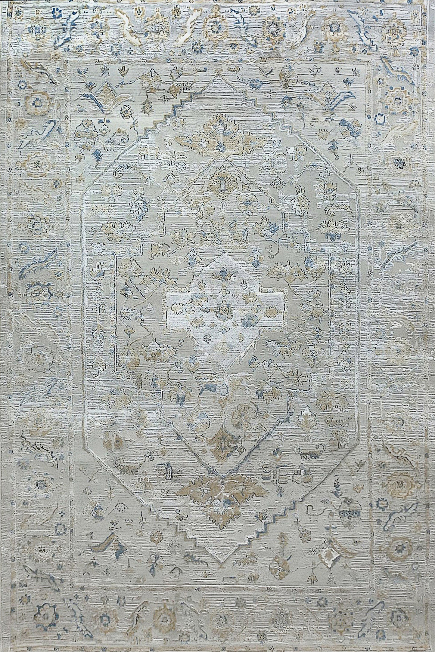 Reha 1062-185 Cream/Beige/Blue Area Rug