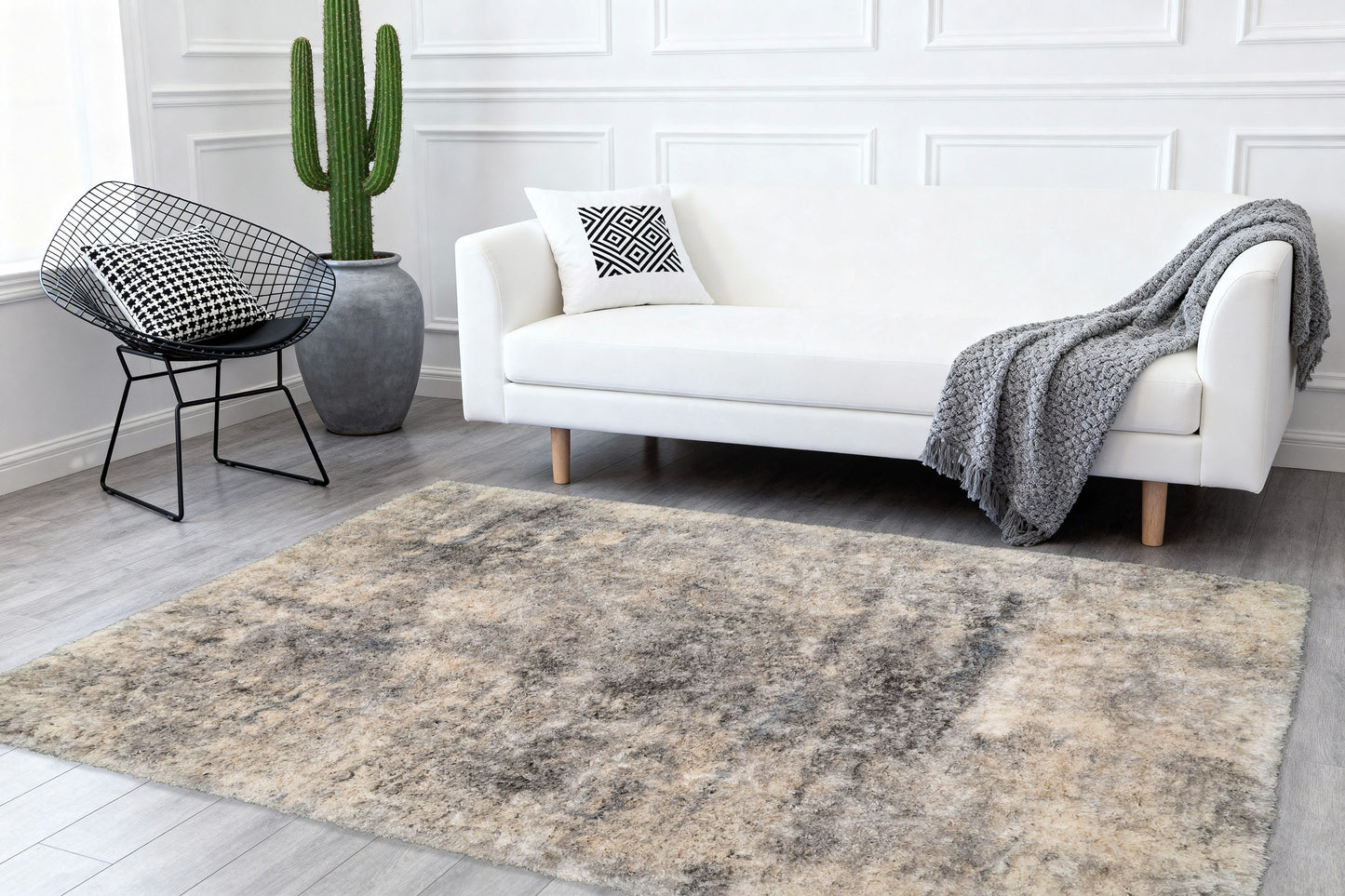 Reverie 3540-190 Cream/Grey Area Rug