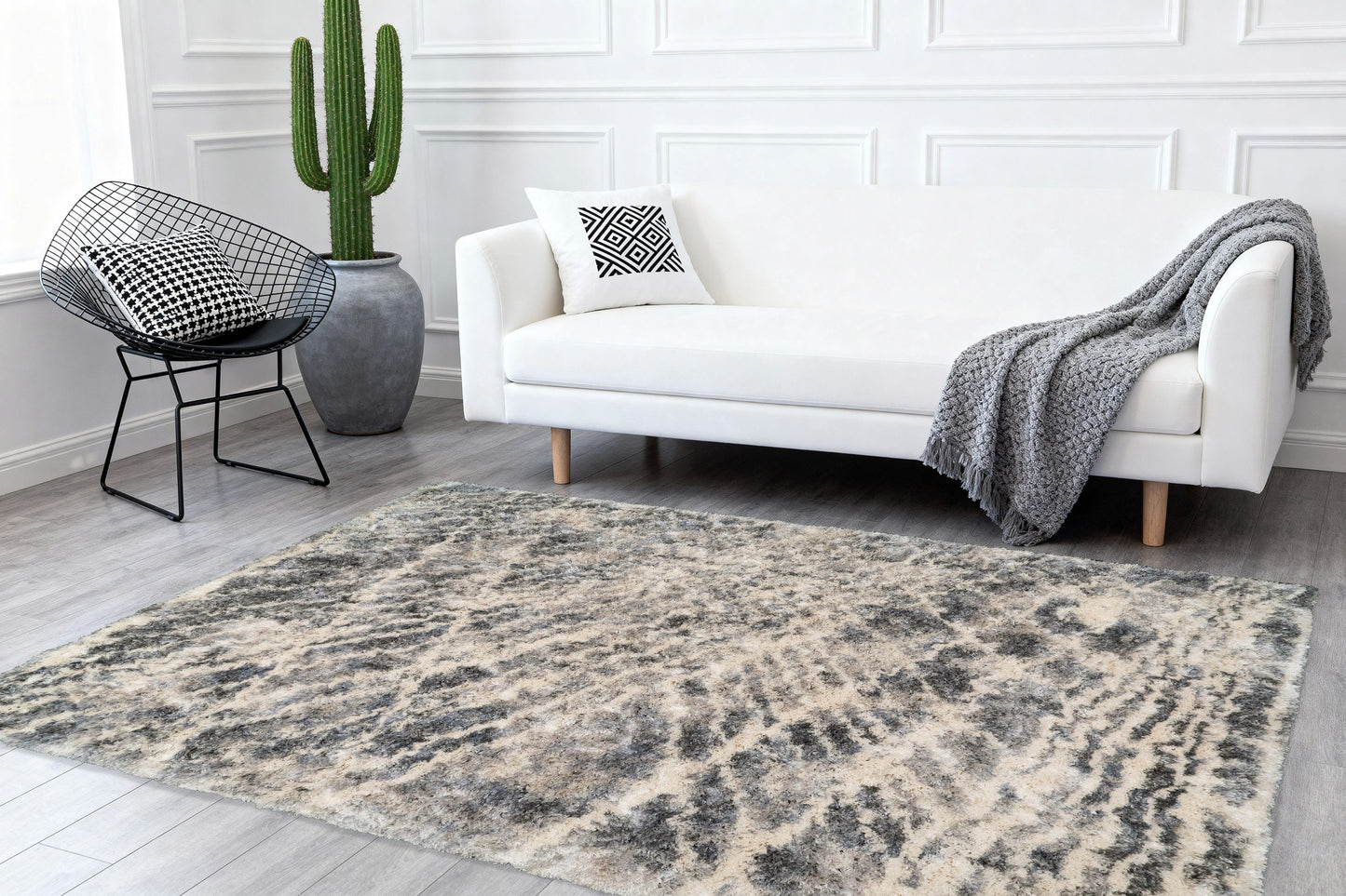 Reverie 3544-190 Cream/Grey Area Rug