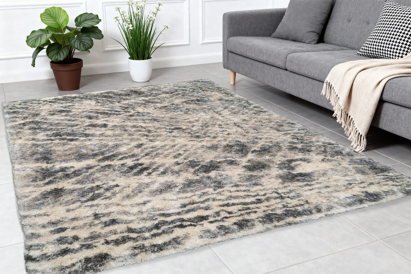 Reverie 3544-190 Cream/Grey Area Rug
