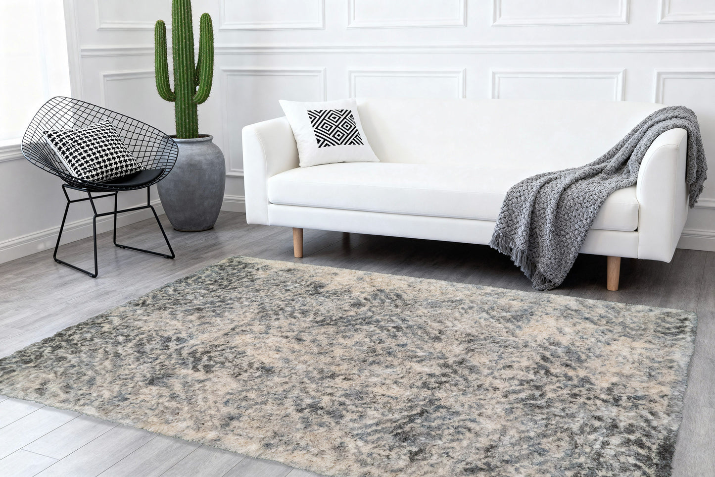 Reverie 3545-190 Cream/Grey Area Rug