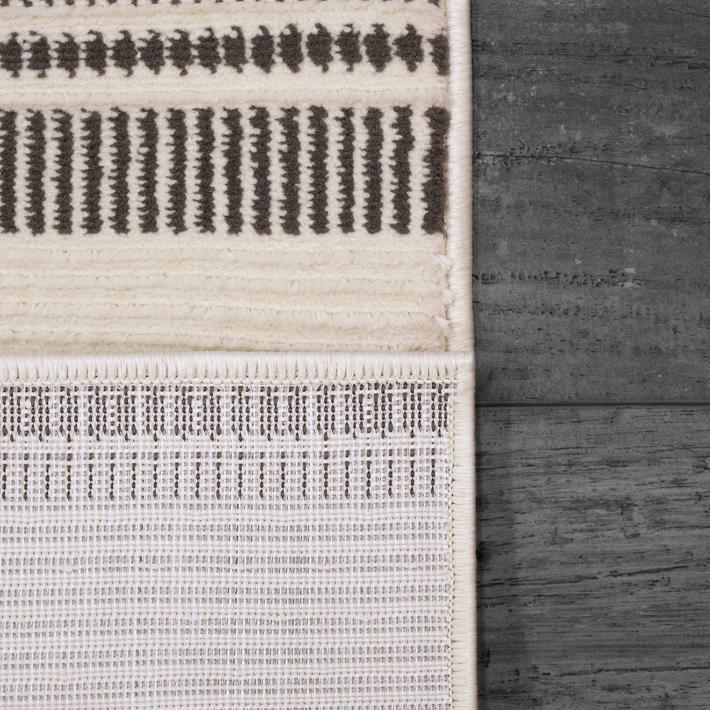 Rori 9352-109 Ivory/Charcoal Area Rug