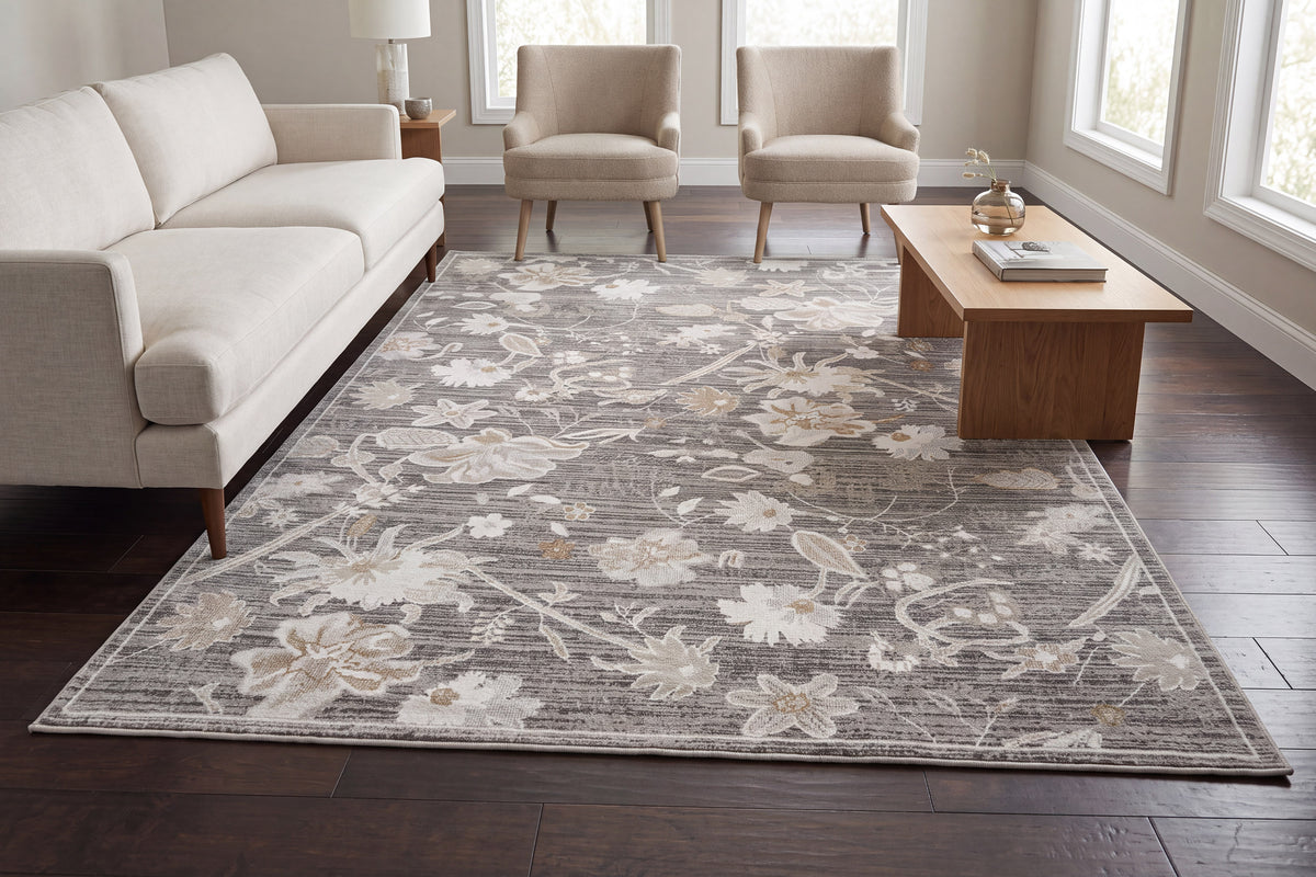 Saffron 16615-989 Grey/Beige/Multi Area Rug