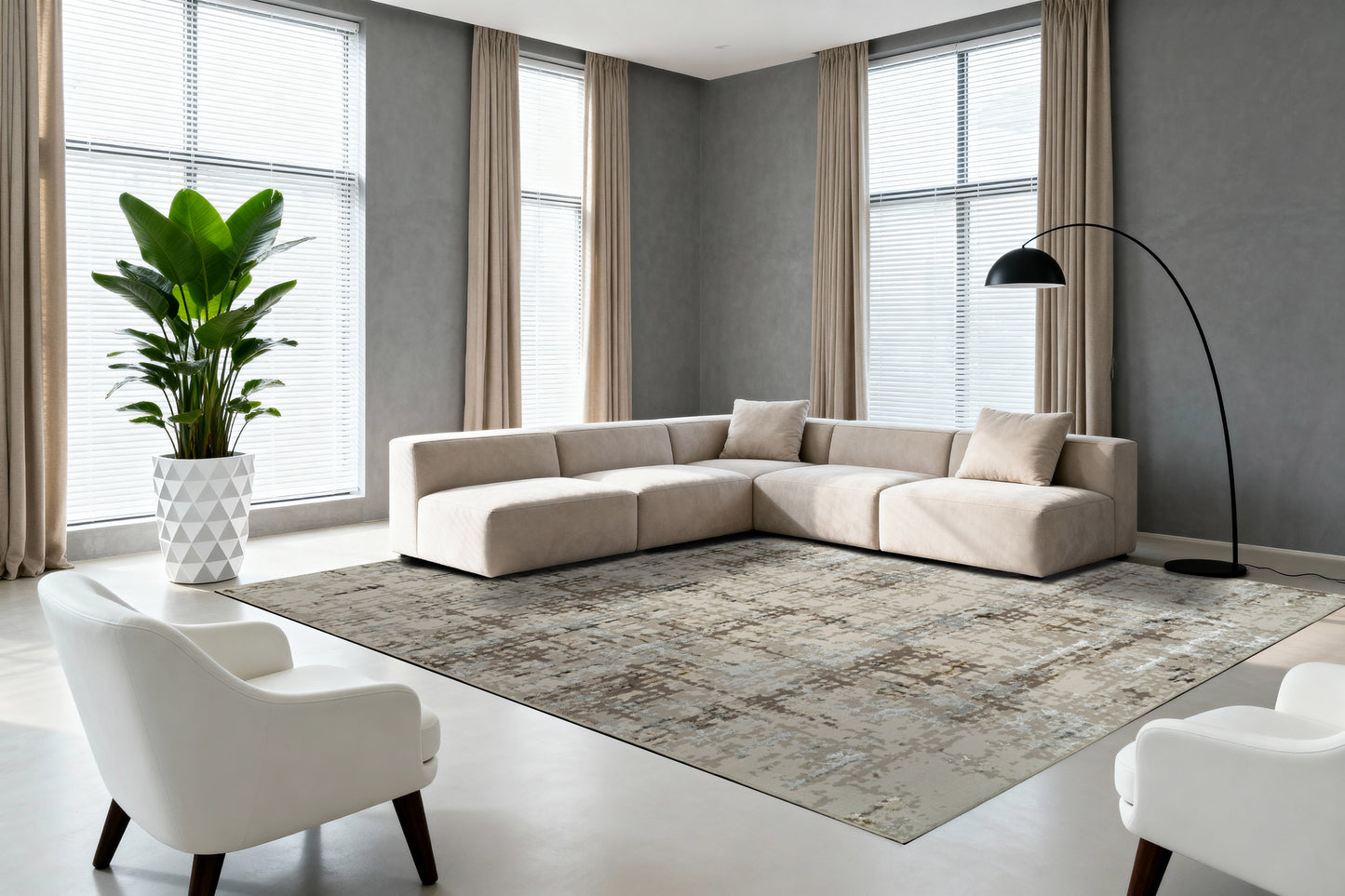 Safir 9270-800 Beige Area Rug