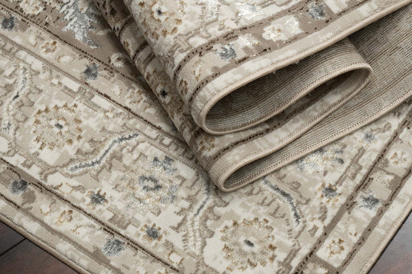 Safir 9275-890 Beige/Grey Area Rug