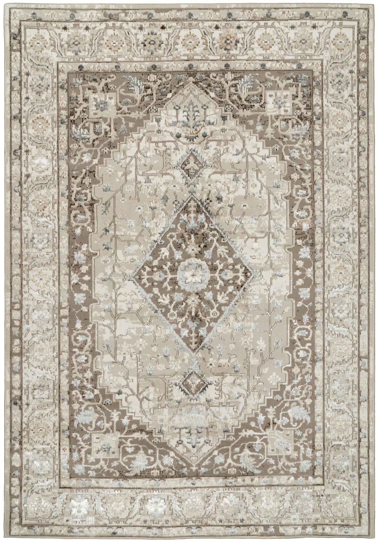 Safir 9275-890 Beige/Grey Area Rug