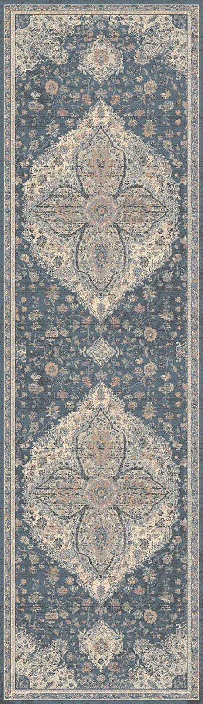 Savoy 3576-599 Denim/Multi Area Rug