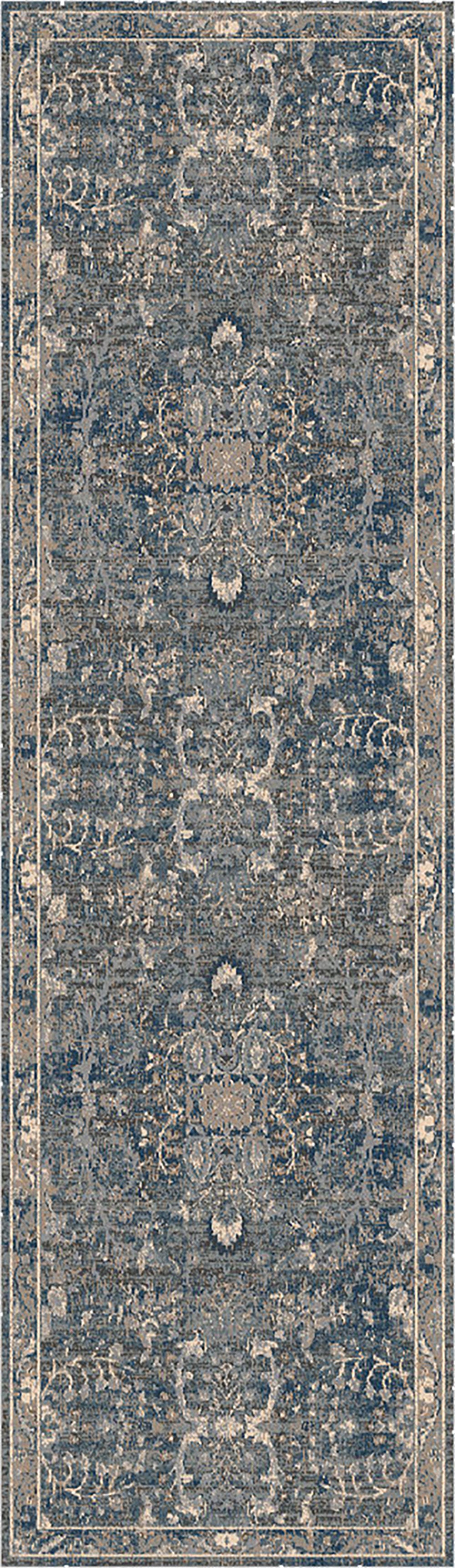 Savoy 3585-599 Denim/Multi Area Rug