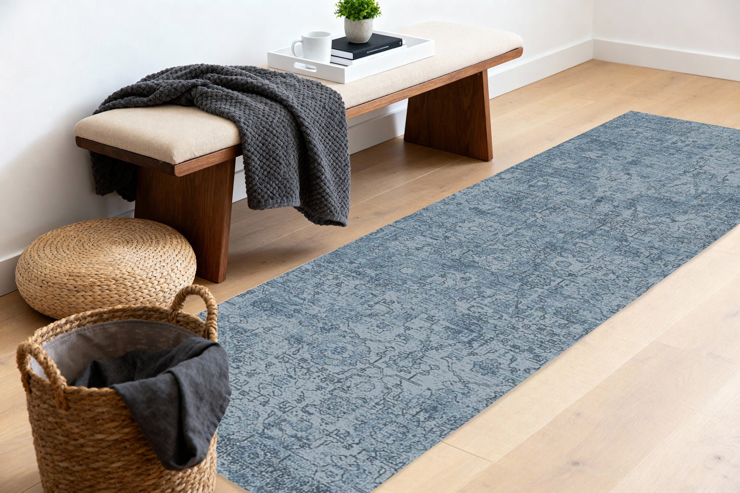 Sequence 18501-500 Blue Area Rug