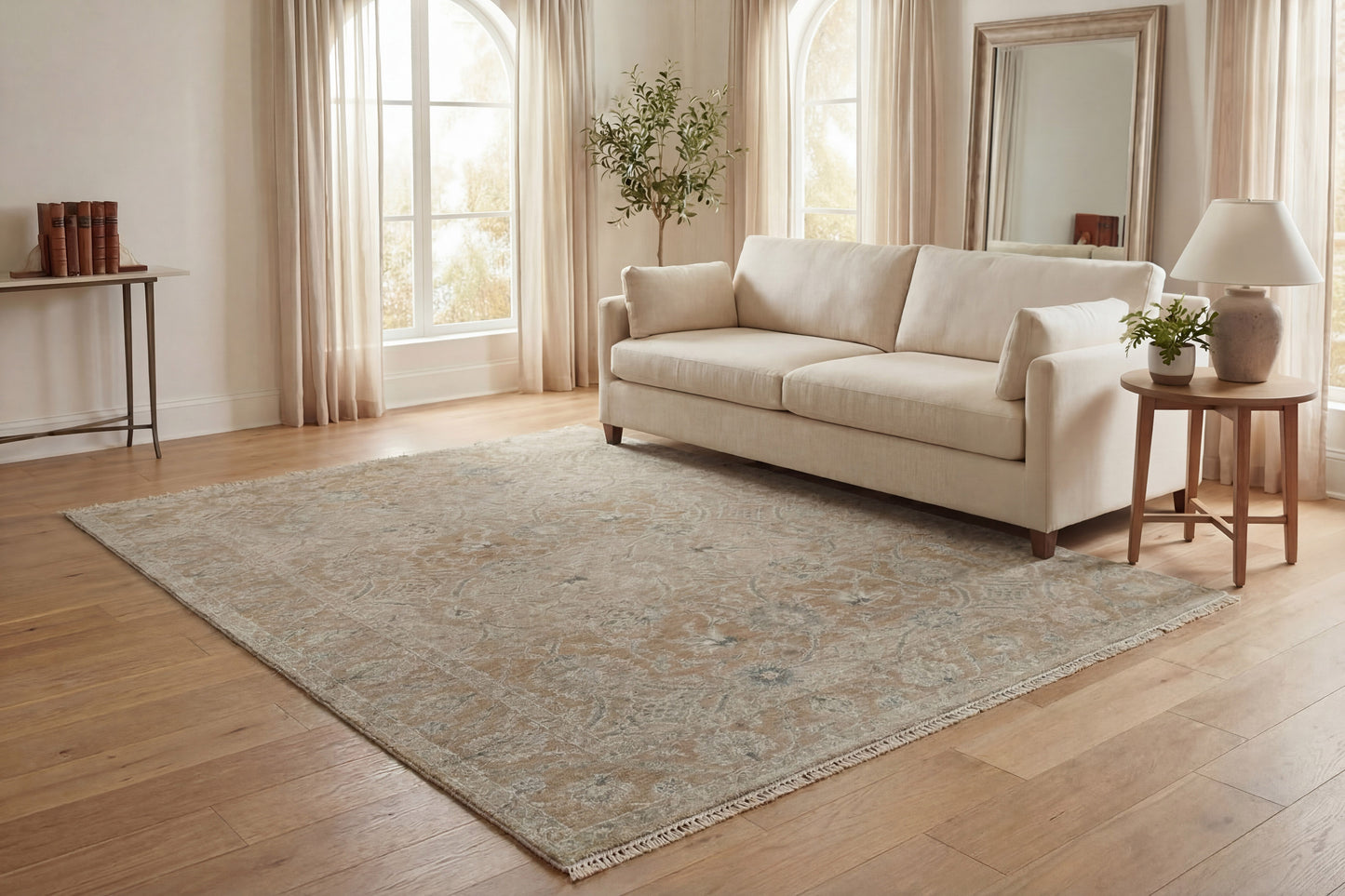 Solace 17922-196 Cream/Grey/Rust Area Rug