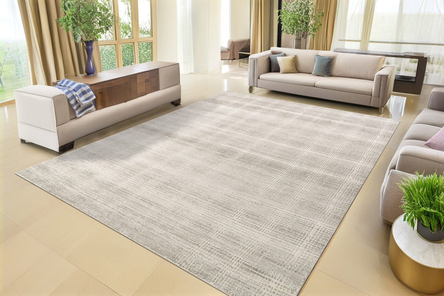 Sterling 18841-919 Light Grey/Grey Area Rug