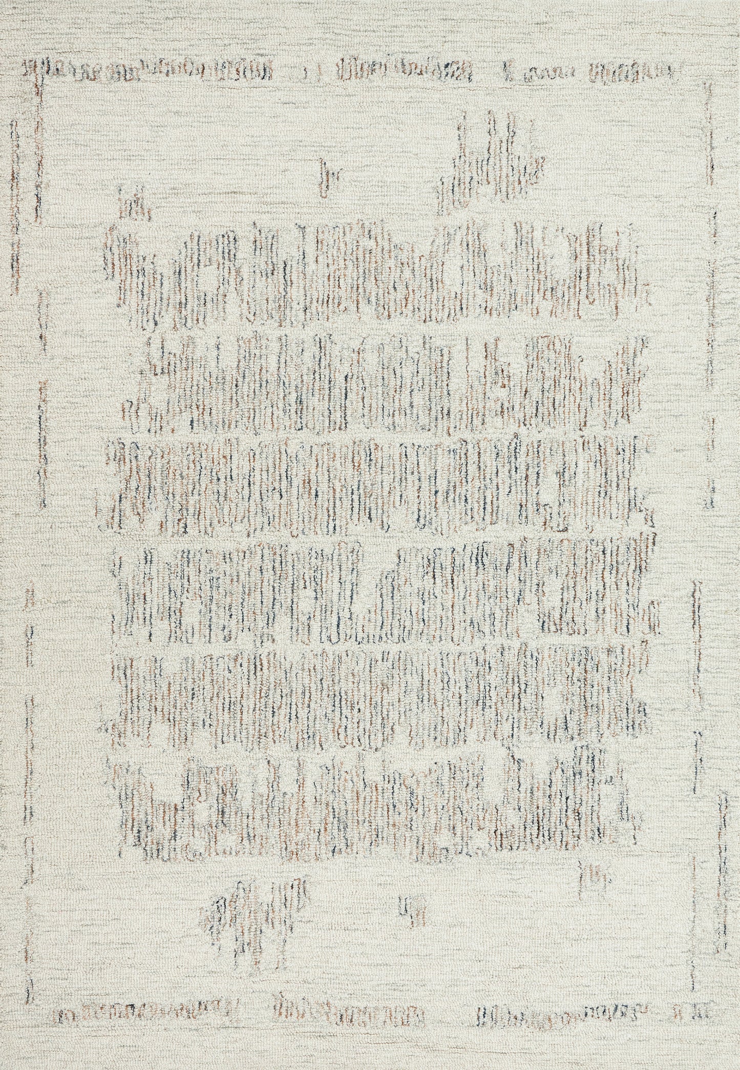Teak 12800-199 Ivory/Multi Area Rug