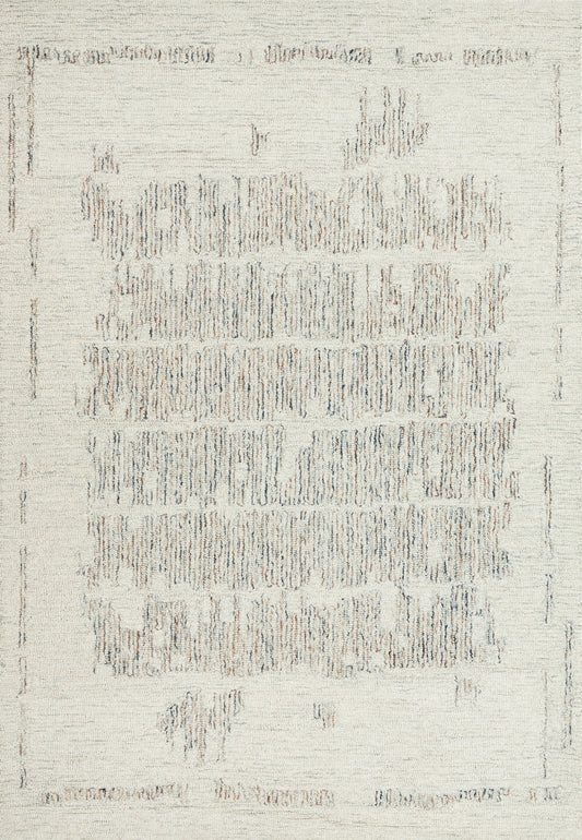 Teak 12800-199 Ivory/Multi Area Rug