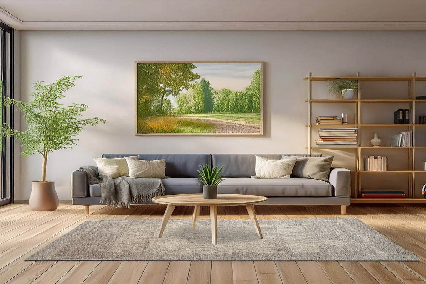 Teak 12800-800 Taupe Area Rug