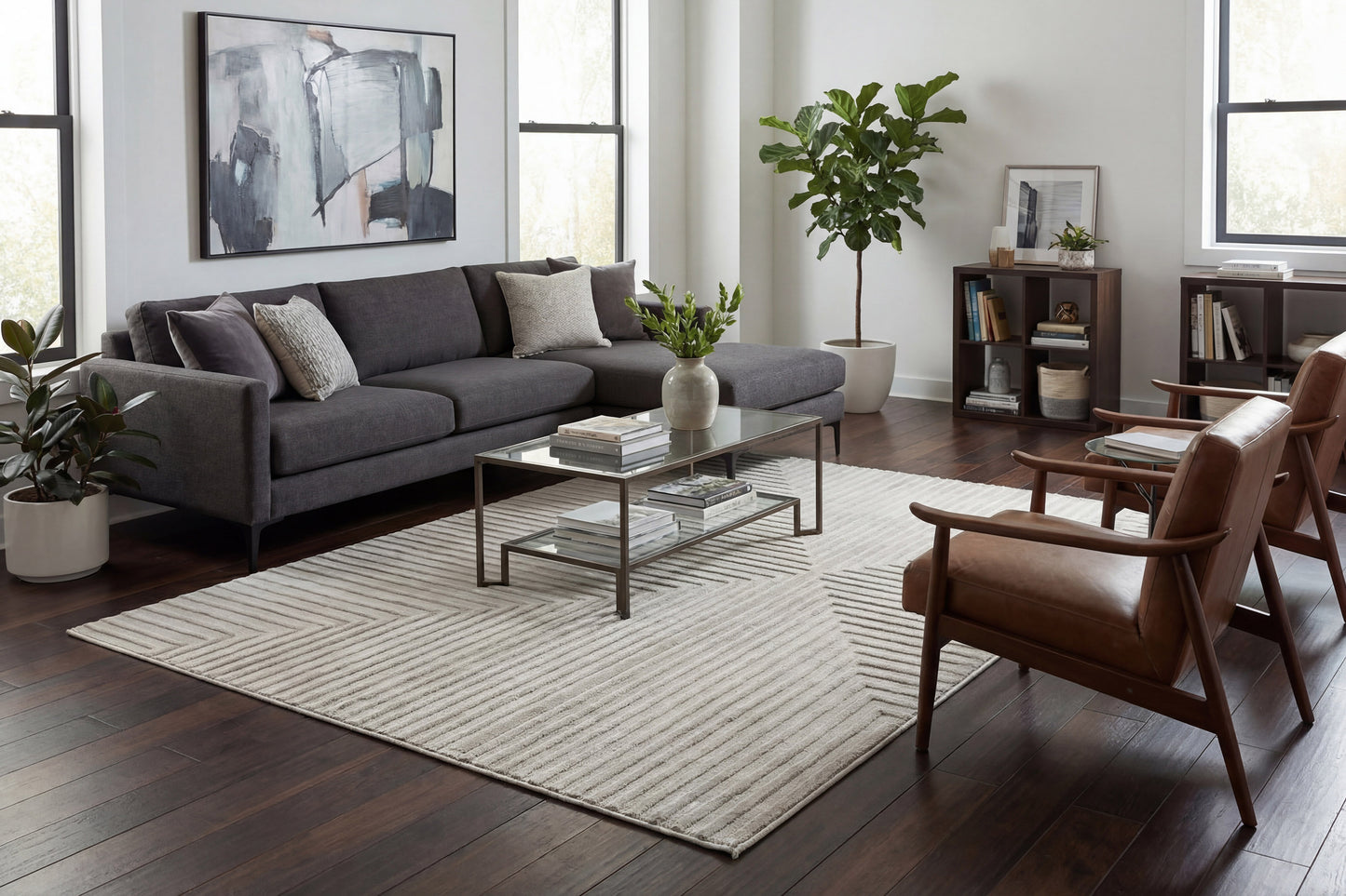 Timeless 6923-900 Grey Area Rug