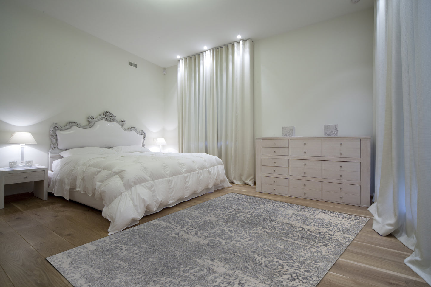 Torino 3313-109 Light Grey Area Rug