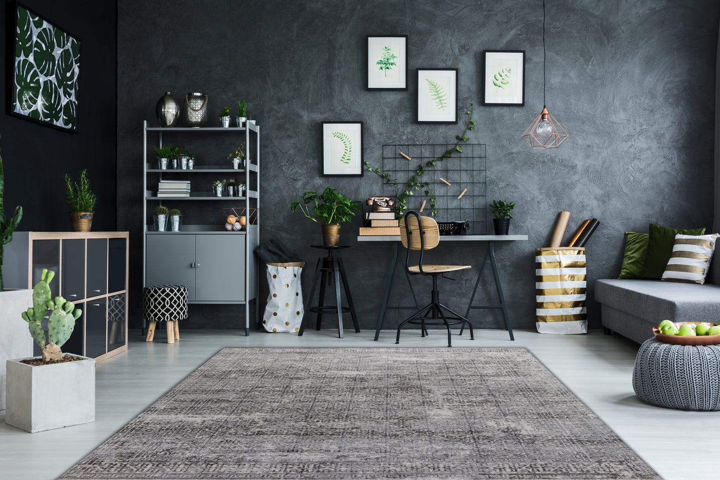 Torino 3314-190 Light Grey Area Rug